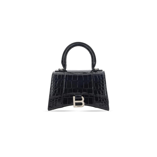 Ba1en*iaga women''s hourglass handbag xs in black 5928331lr6y1000 (18.8*13*7.9cm)