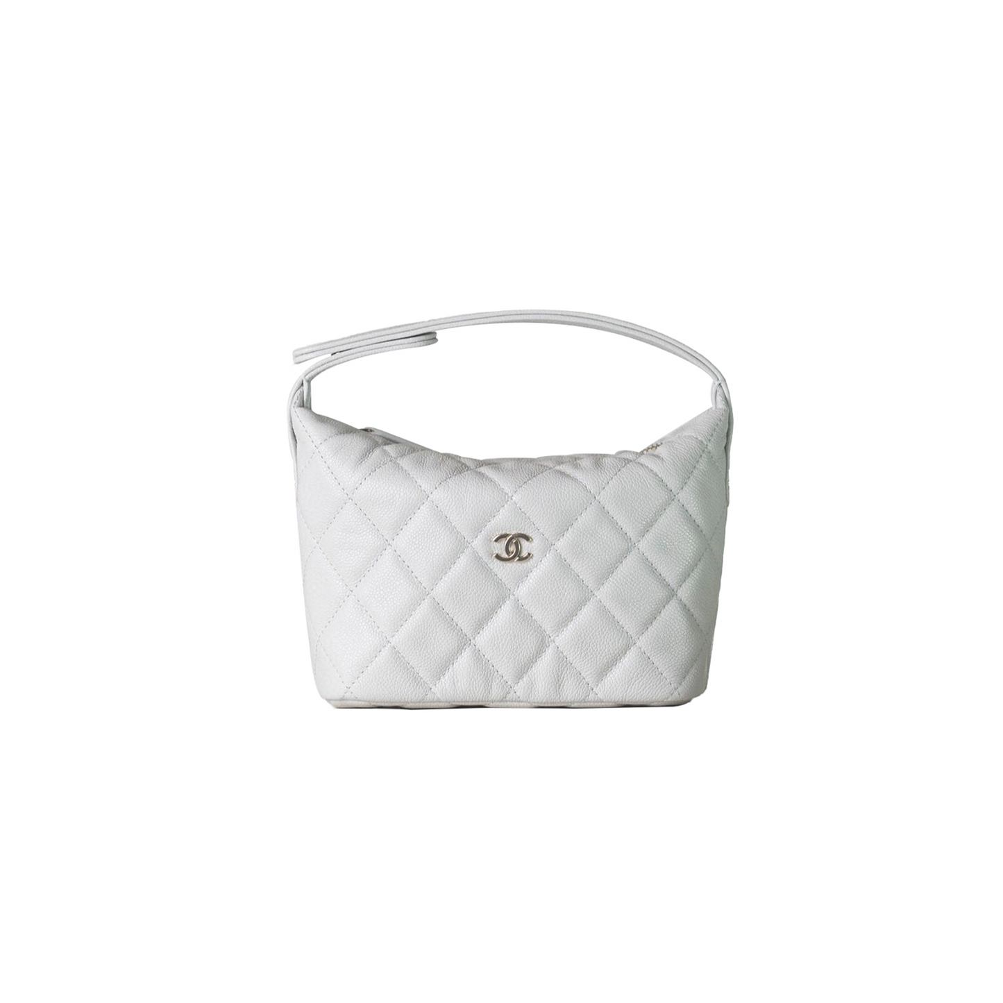 Ch*el 25c portable hobo lunch box bag white (21.5*19*6cm)