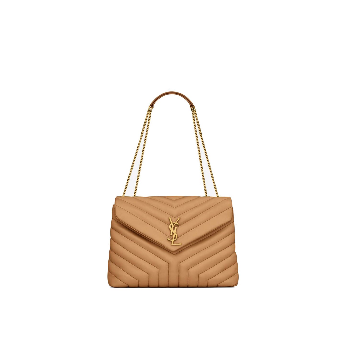 Y*L loulou medium chain bag in quilted leather 574946dv7272357 (32*22*12cm)