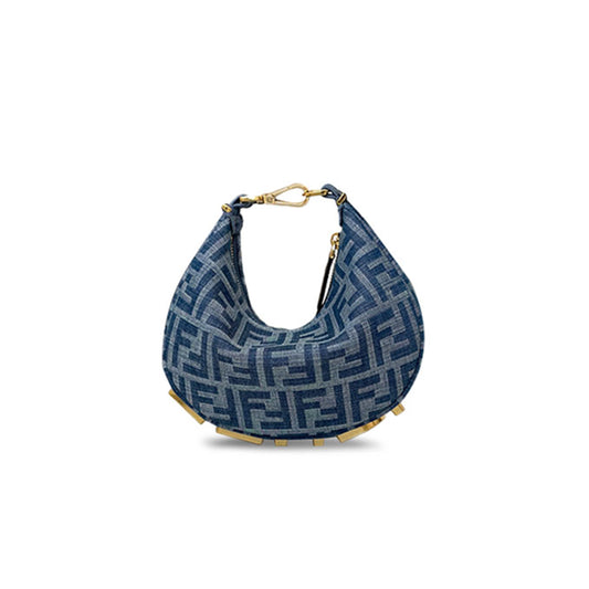 F**di nano graphy ff jacquard tote bag (20*13*7cm)