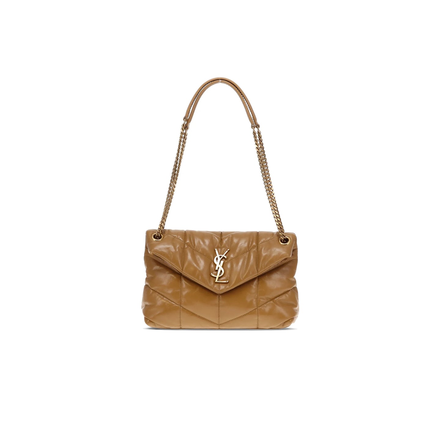 Y*L puffer small in crinkled glossed-leather 577476452256 (29*17*11cm)