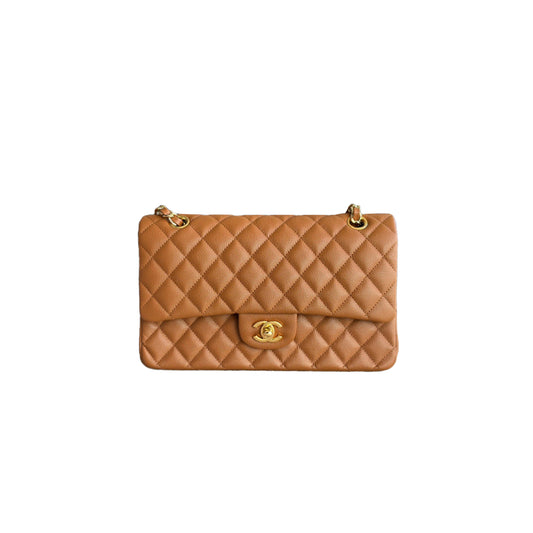 Ch*el classic flap leather crossbody bag a1112 (25.5*15.5*6.5cm)