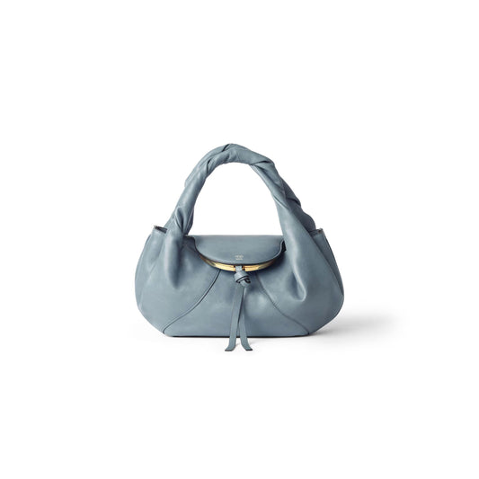 F**di spy small mercury blue leather bag 8br838ayctf1ujc (32*18*12cm)