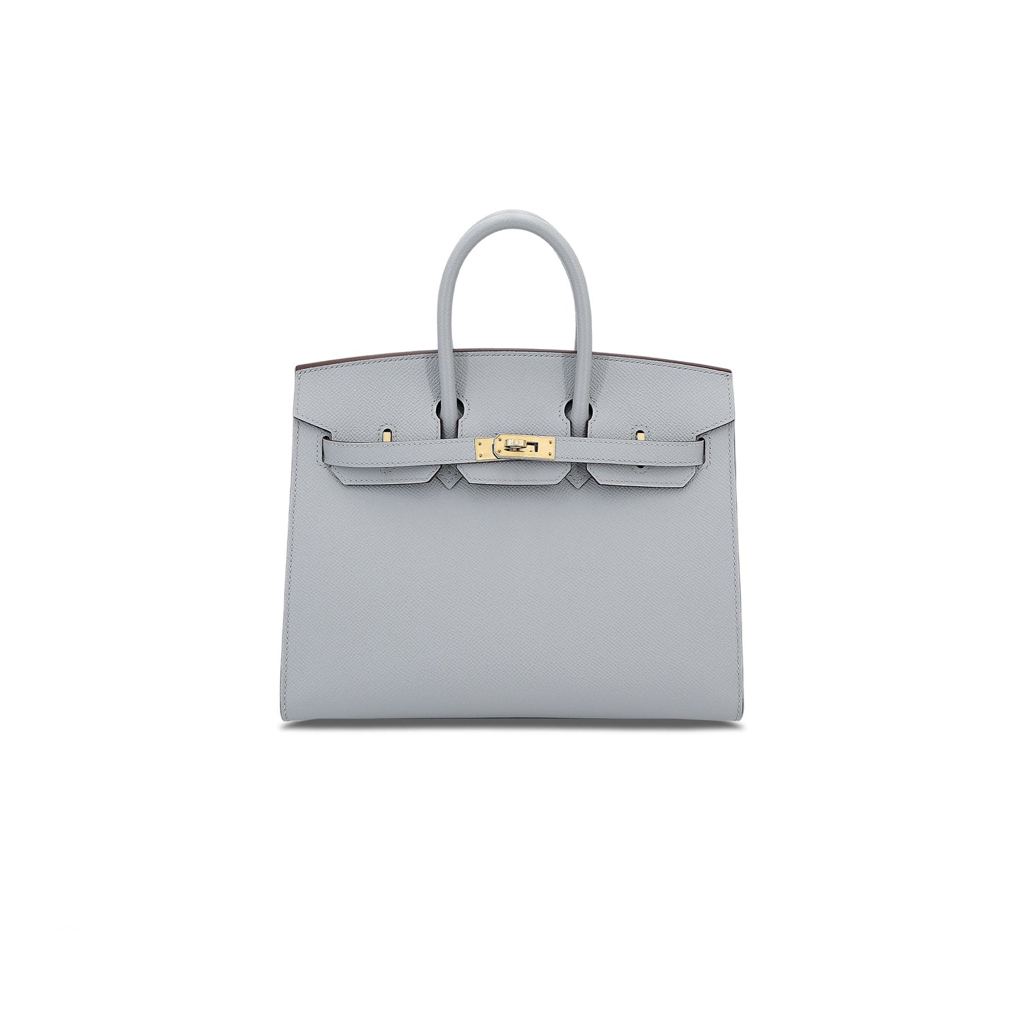 H**mes master birkin 30 epsom leather haze blue gold buckle bag 8007416001 (30*23*15cm)