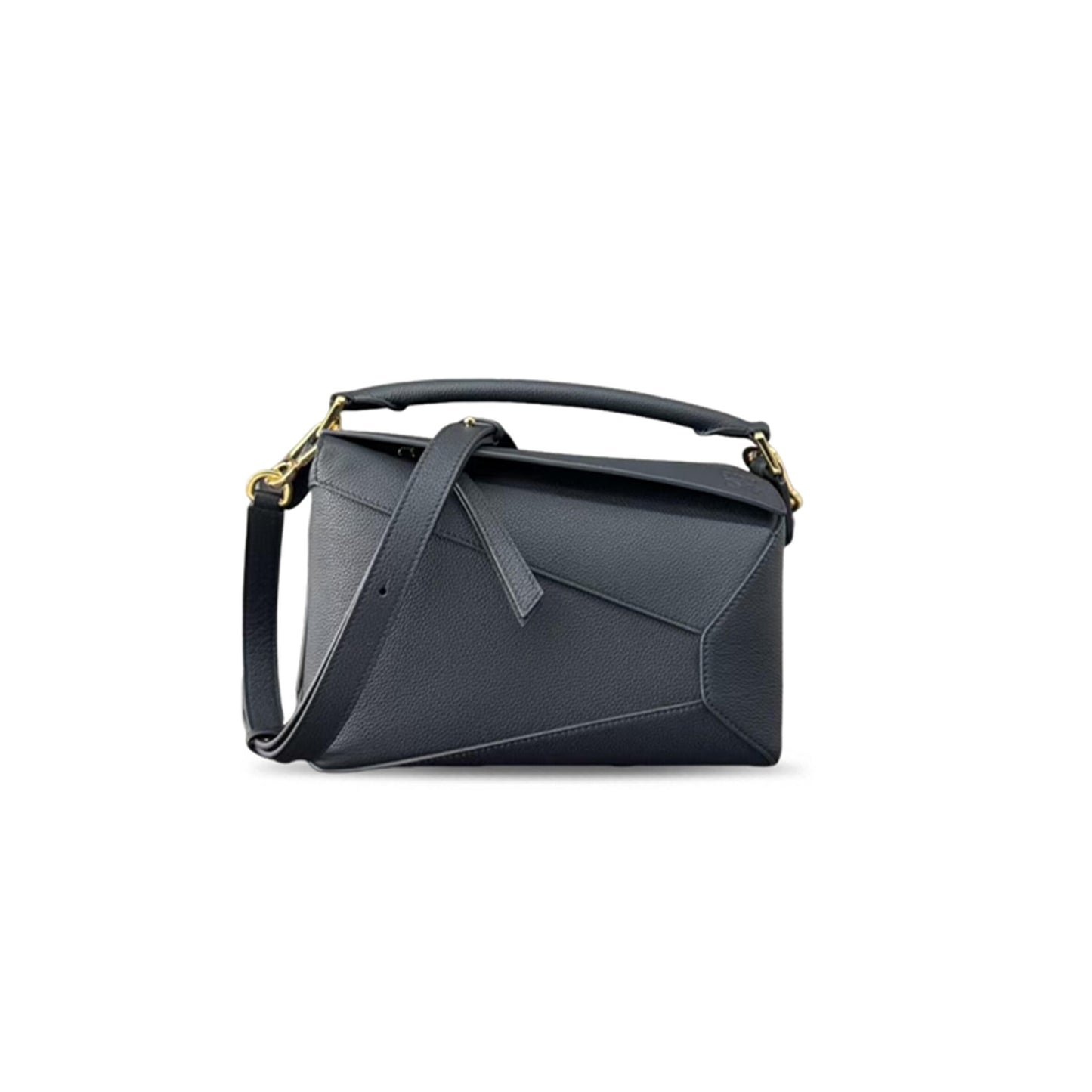 L0ew* small puzzle edge bag in soft grained calfskin (24*16.5*10.5cm)