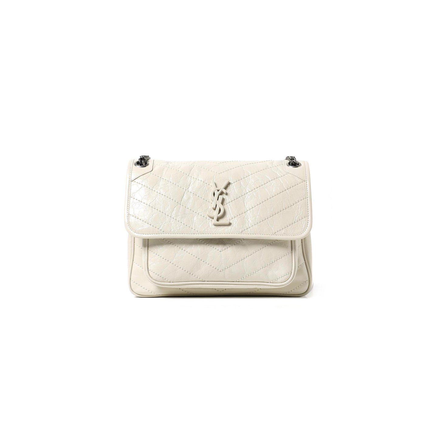 Y*L niki large in crinkled vintage leather 498830306552 (32*23*9cm)