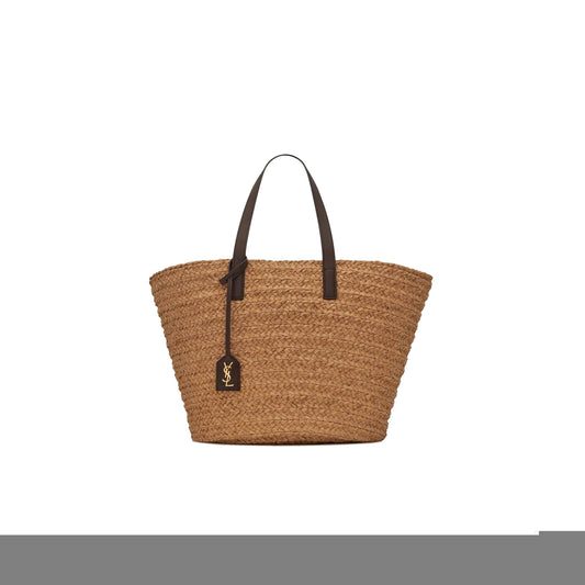 Y*L panier medium bag in raffia 693242gqthj7062 (30*27*20cm)