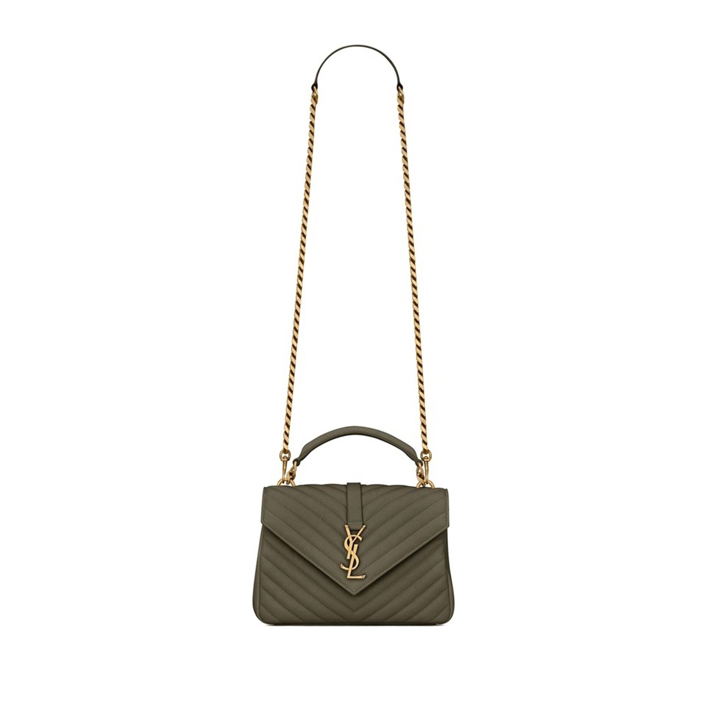 Y*L college medium in quilted leather 600279brm071229 (24*17*6.5cm)
