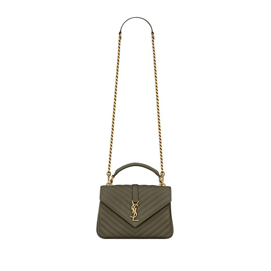 Y*L college medium in quilted leather 600279brm071229 (24*17*6.5cm)