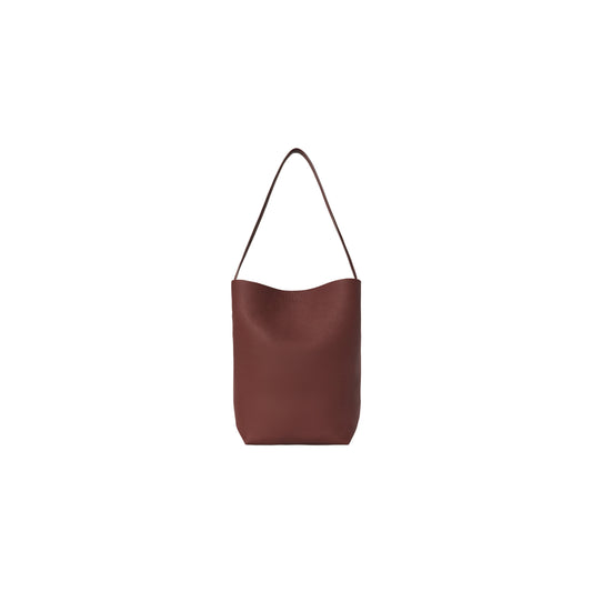 T*e R*w medium ns park tote bag in leather burnt wood w1313l129bwod (33*28*15cm)