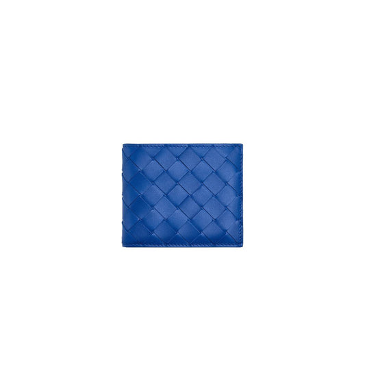 b0tt*ga Ven*ta cow leather wallet men''s cobalt blue 605722vcpq44256 (11*9.5*1cm)
