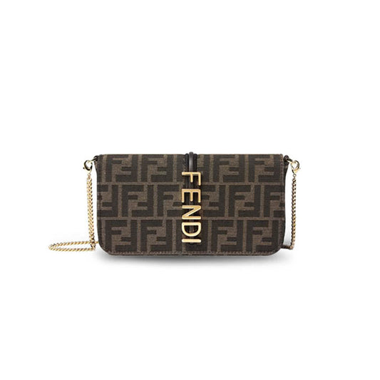 F**di graphy wallet on chain (21*11*4cm)