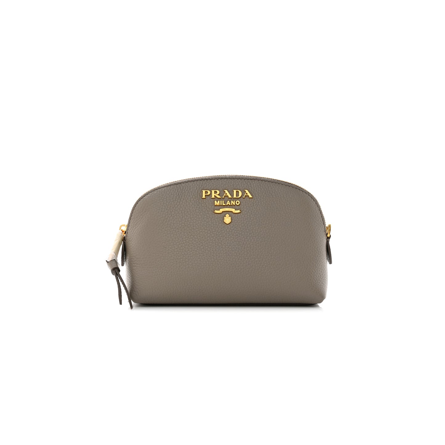 Pra*a vitello daino cosmetic pouch argilla (17*11*7cm)