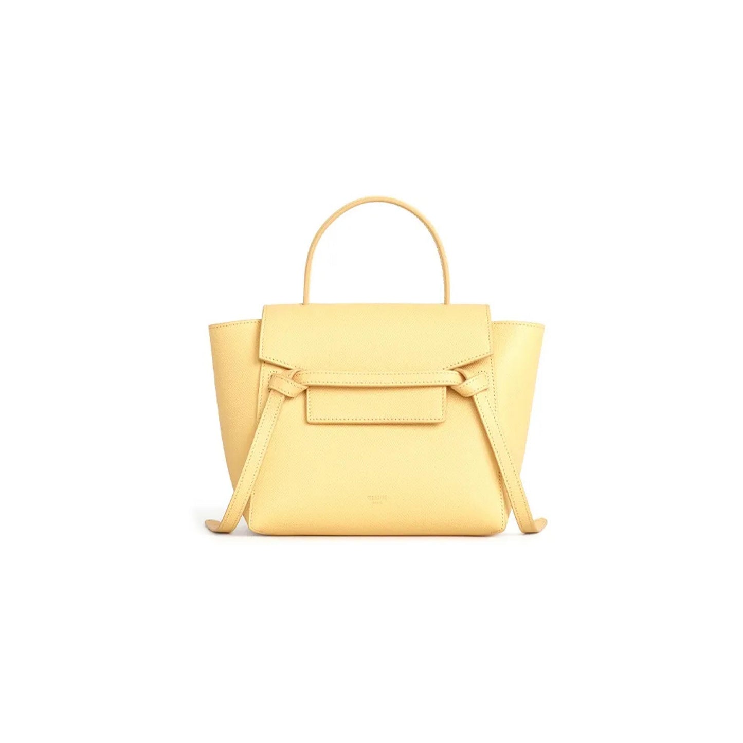 Ce**e belt nano bag in grained calfskin 189003zva.11po (20*20*10cm)