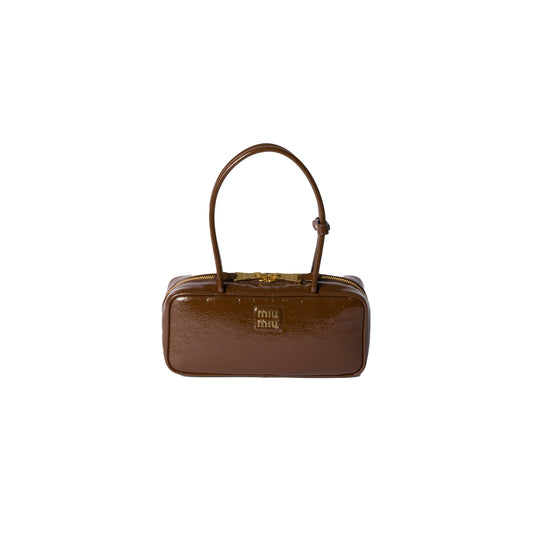 M1v M1v beau naplak patent leather bag 5bb173 (27*12*8cm)