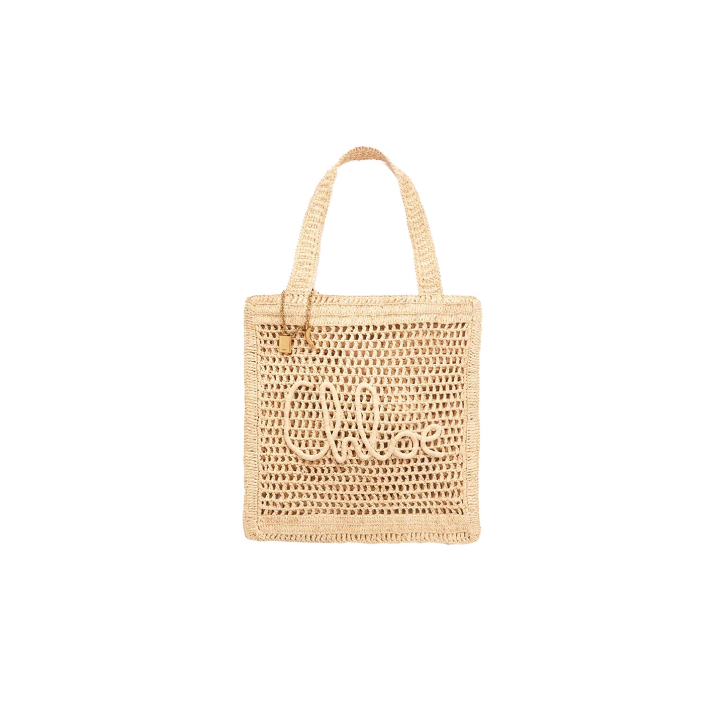 Ch10É summer banana embellished raffia tote ch25us901p08-24p (36*33*2cm)