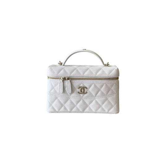 Ch*el 25c lunch box bag chain clutch bag ap4407 (19.5*17*5cm)