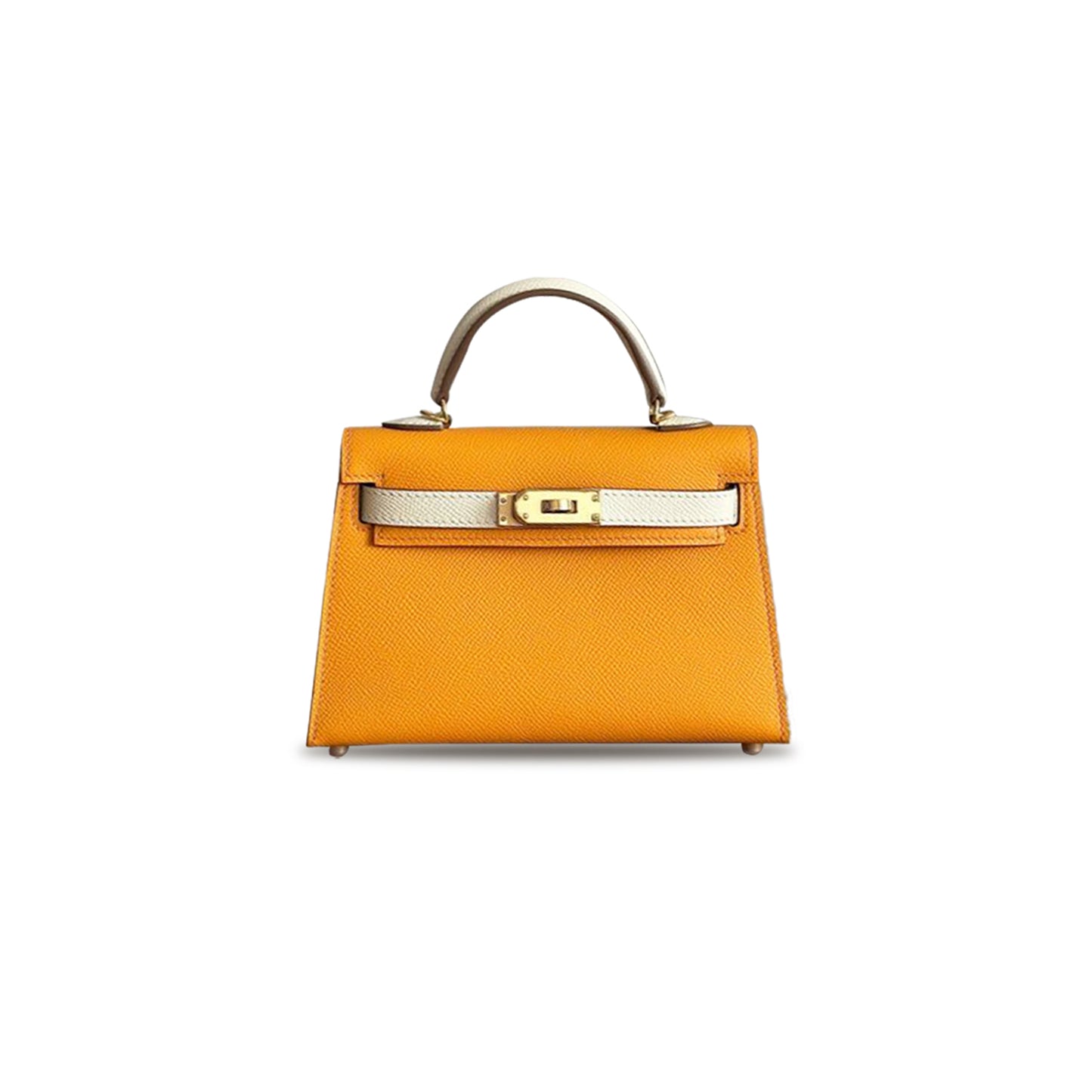 H**mes master mini kelly ii epsom sun yellow (19*12*5.5cm)