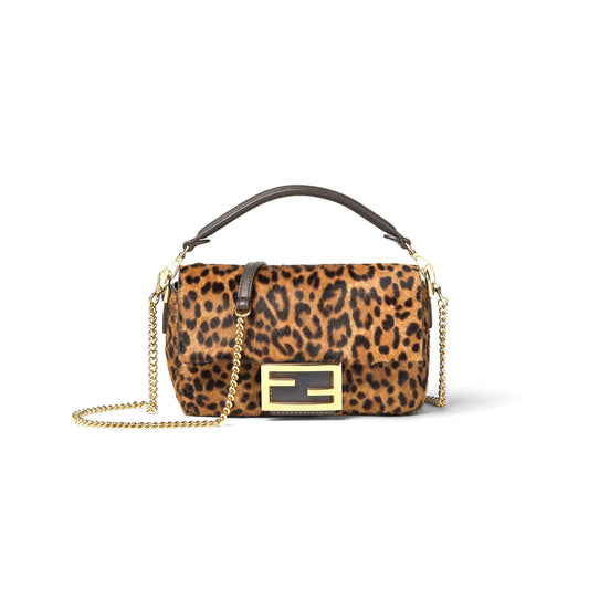 F**di baguette mini printed cavallino calfskin bag 8bs017aydyf0a6e (20*13*5cm)