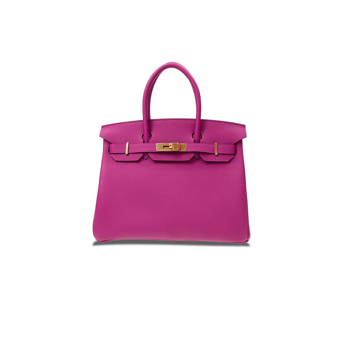 H**mes birkin 25 swift leather rose purple gold buckle h049362ck14 (25*20*13cm)