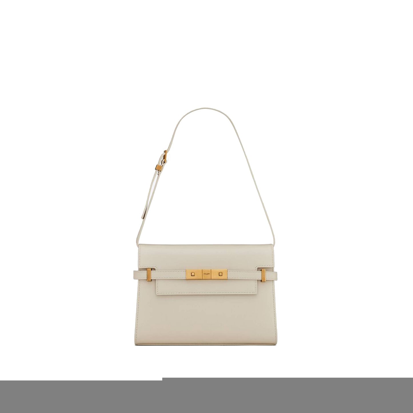 y*l manhattan small shoulder bag in box Sa**t Lau*nt leather 6756260sx0w9207 (24*17.5*6cm)