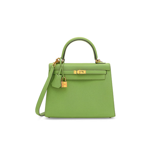 H**mes master epsom kelly 25 with gold hardware (25*17*7cm)