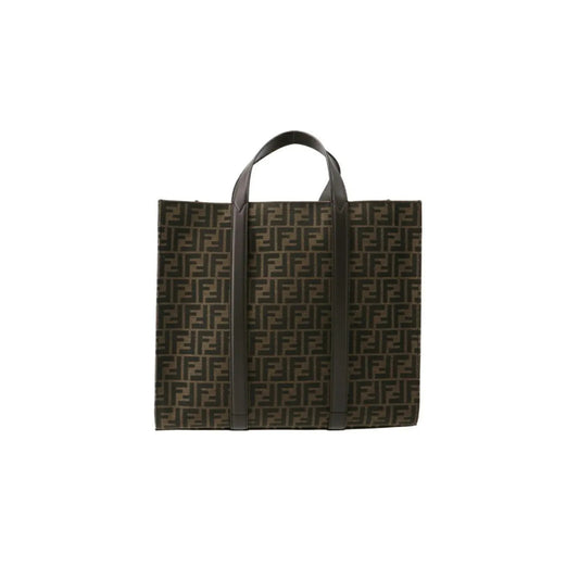 F**di ff jacquard shopper fabric multicolor 7va390ag0mf19kw (42*35*19cm)