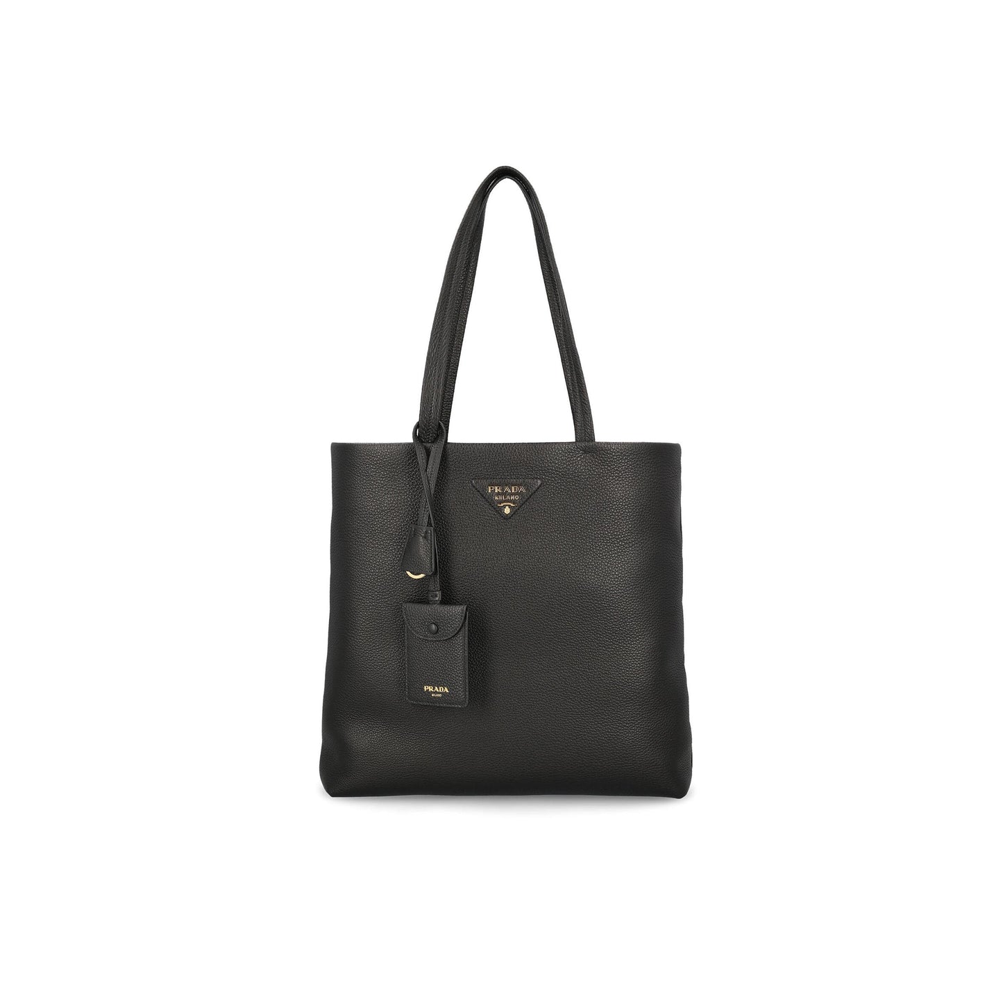 Pra*a large leather tote bag 1bg550 (35*35*8cm)