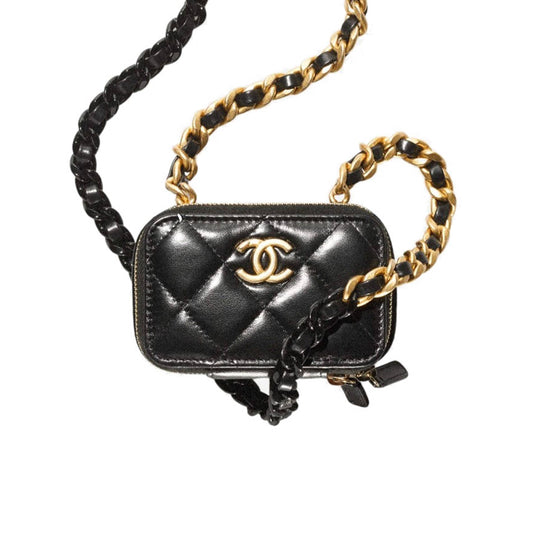 Ch*el clutch with chain ap2738 b07995 94305 （10.5*7*4.3cm）