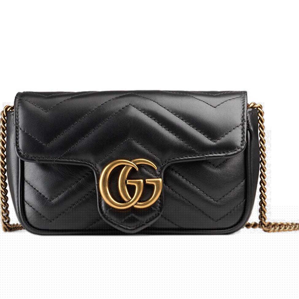 G*u*i gg marmont medium matelassÉ shoulder bag 443496 （31*19*7cm）
