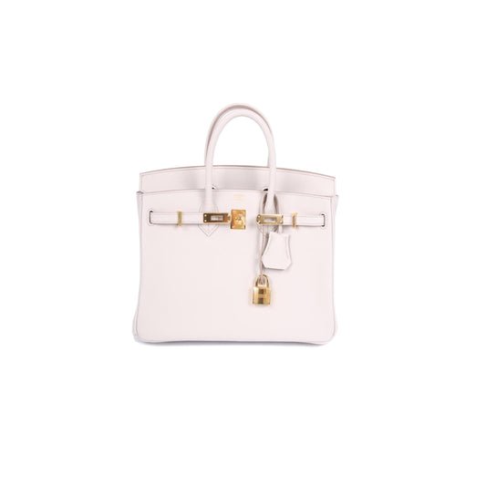 H**me5 birkin 25 rindsleder leder rose sakura ghw (25*20*13cm)