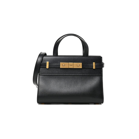 Y*L manhattan nano tote black in smooth leather 5937411344052 (21*16*9cm)
