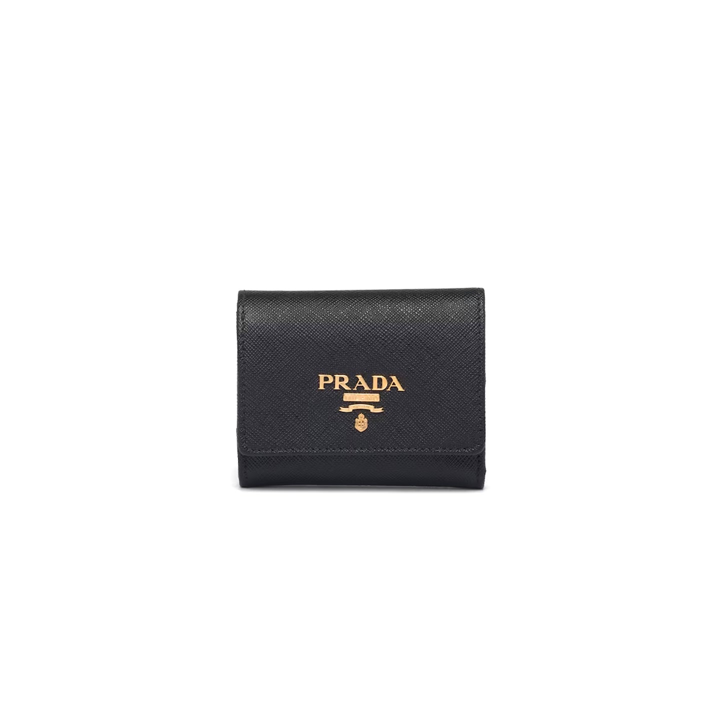 Pra*a small saffiano leather wallet 1mh043 (10*8.5cm)