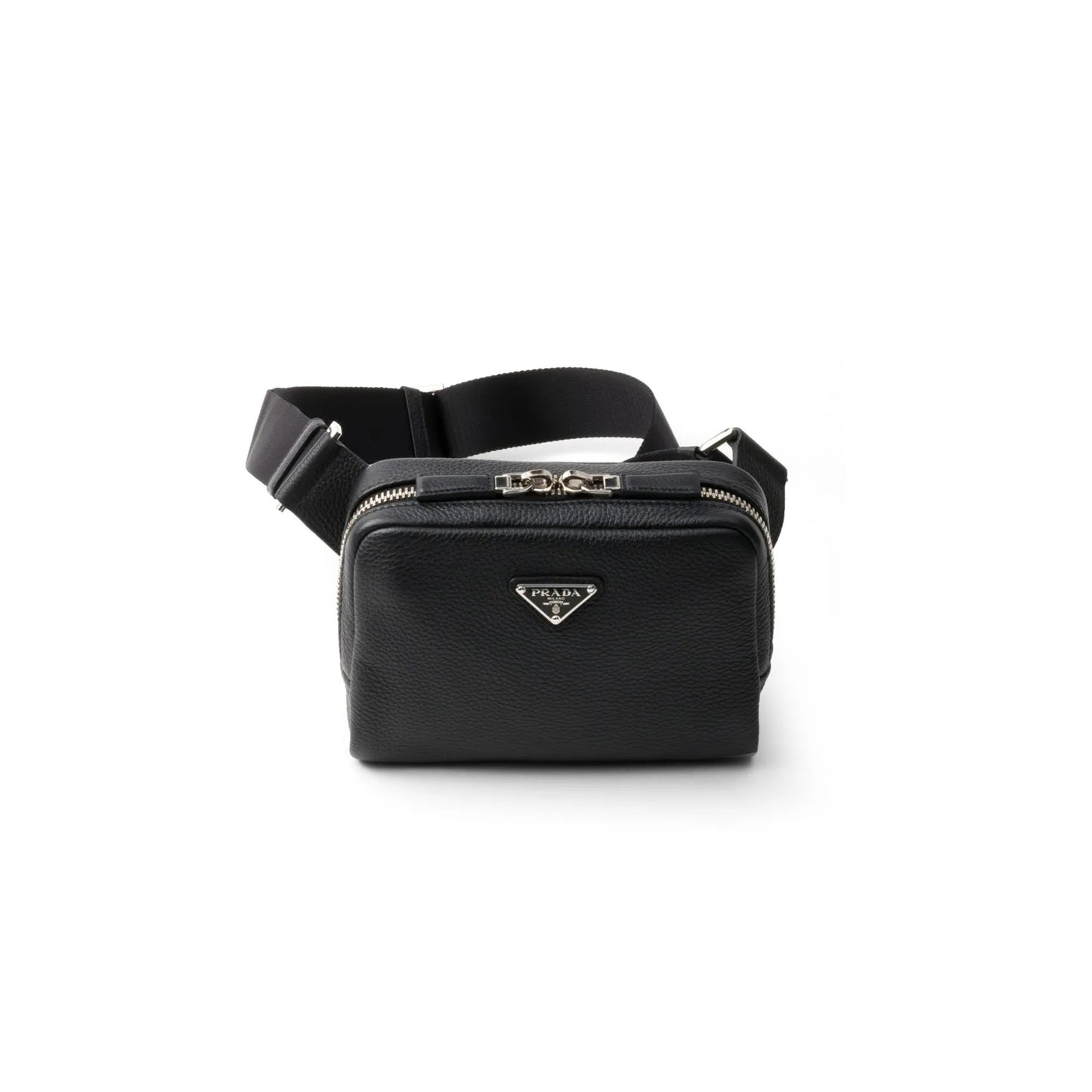Pra*a brique saffiano leather bag 2vh184 (19.5*13.5*6cm)