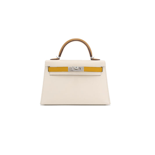 H**mes MINI KELLY EPSOM PALLADIUM HARDWARE (19*12*5.5cm)