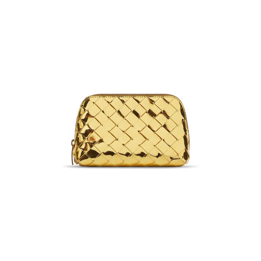 bo*te*ga Ve*ne*ta intrecciato small beauty pouch 764044v3qm28922 (16.5*10.5*9cm)