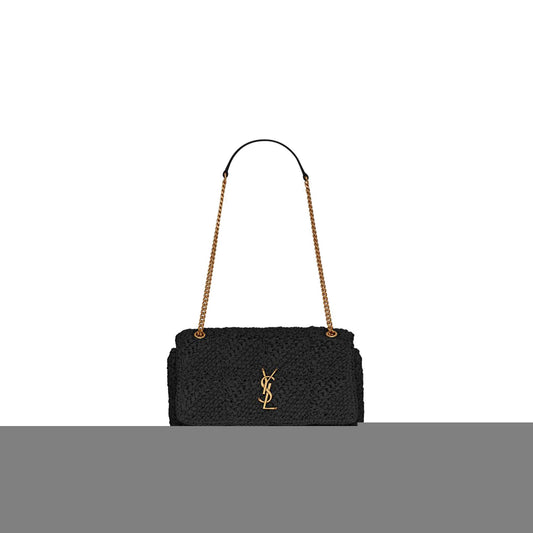 Y*L jamie medium chain bag in raffia 515821gaaat1000 (25*15*7.5cm)