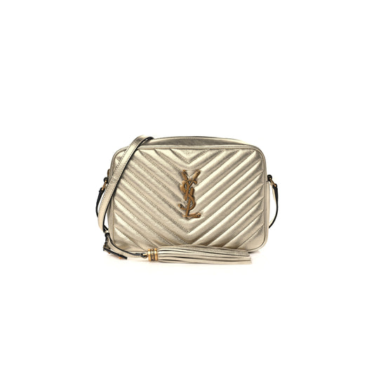 Y*L lou camera bag in quilted leather metallic 5205341133161 (23*16*6cm)