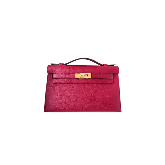 H**mes master mini kelly epsom k1 rouge grenat (22*14*7cm)