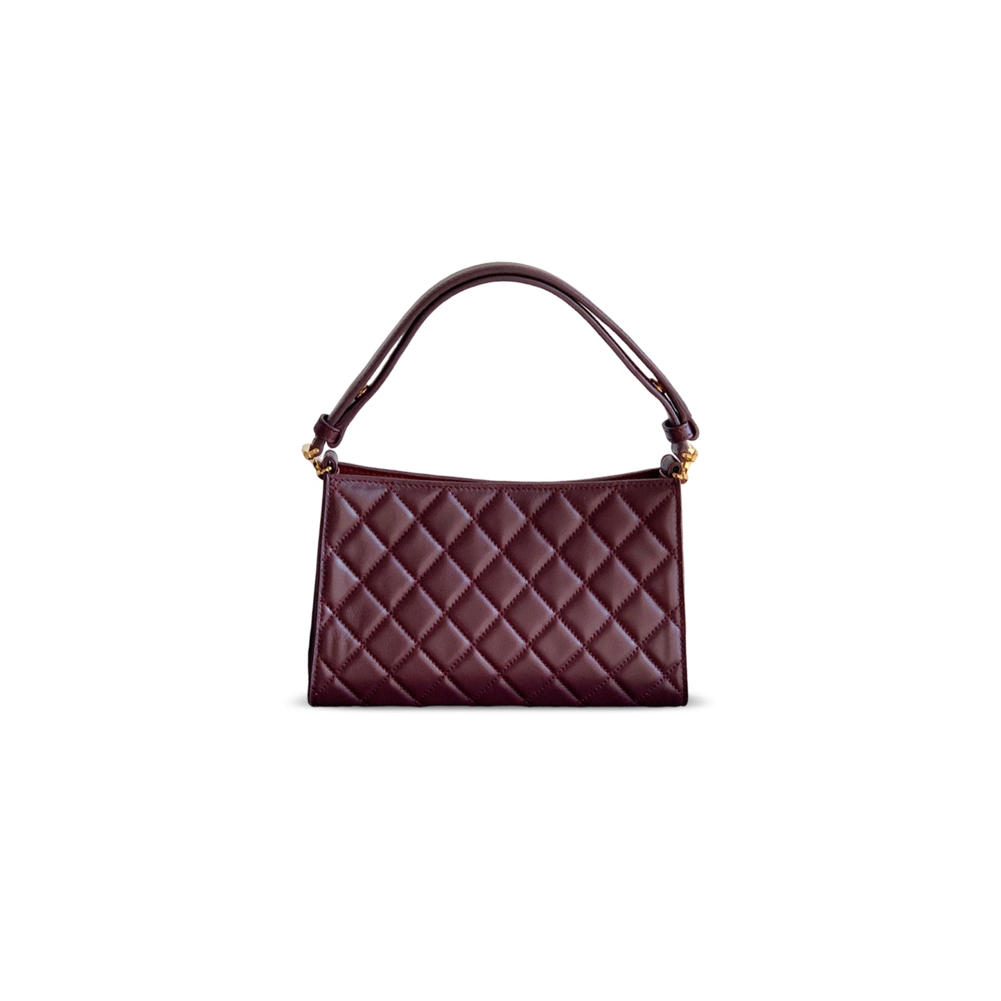 Ch**el 26x quilted leather hobo handbag as6045 (22.5*14*7.5cm)
