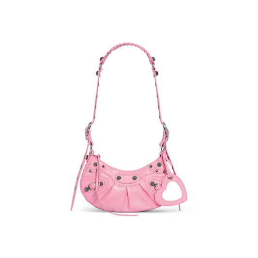 Ba*len*cia*ga women''s le cagole shoulder bag xs in cream powder 6713091vg9y5812 (25.9*16*9.9cm)