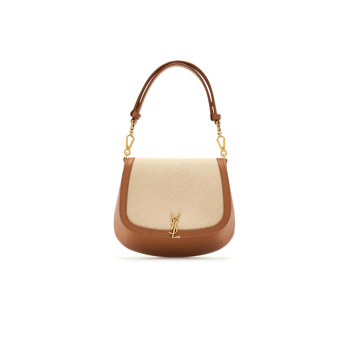 Y*L voltaire top handle in canvas and leather 818896facw69856 (17.5*21*8cm)