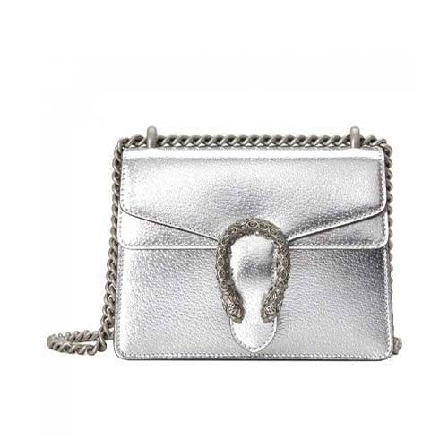 G*u*i dionysus lamÉ mini bag ‎421970   (20*15.5*5cm)
