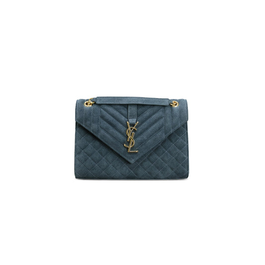 Y*L envelope medium chain bag in sude shoulder bag 487206233460 (24*17.5*6cm)