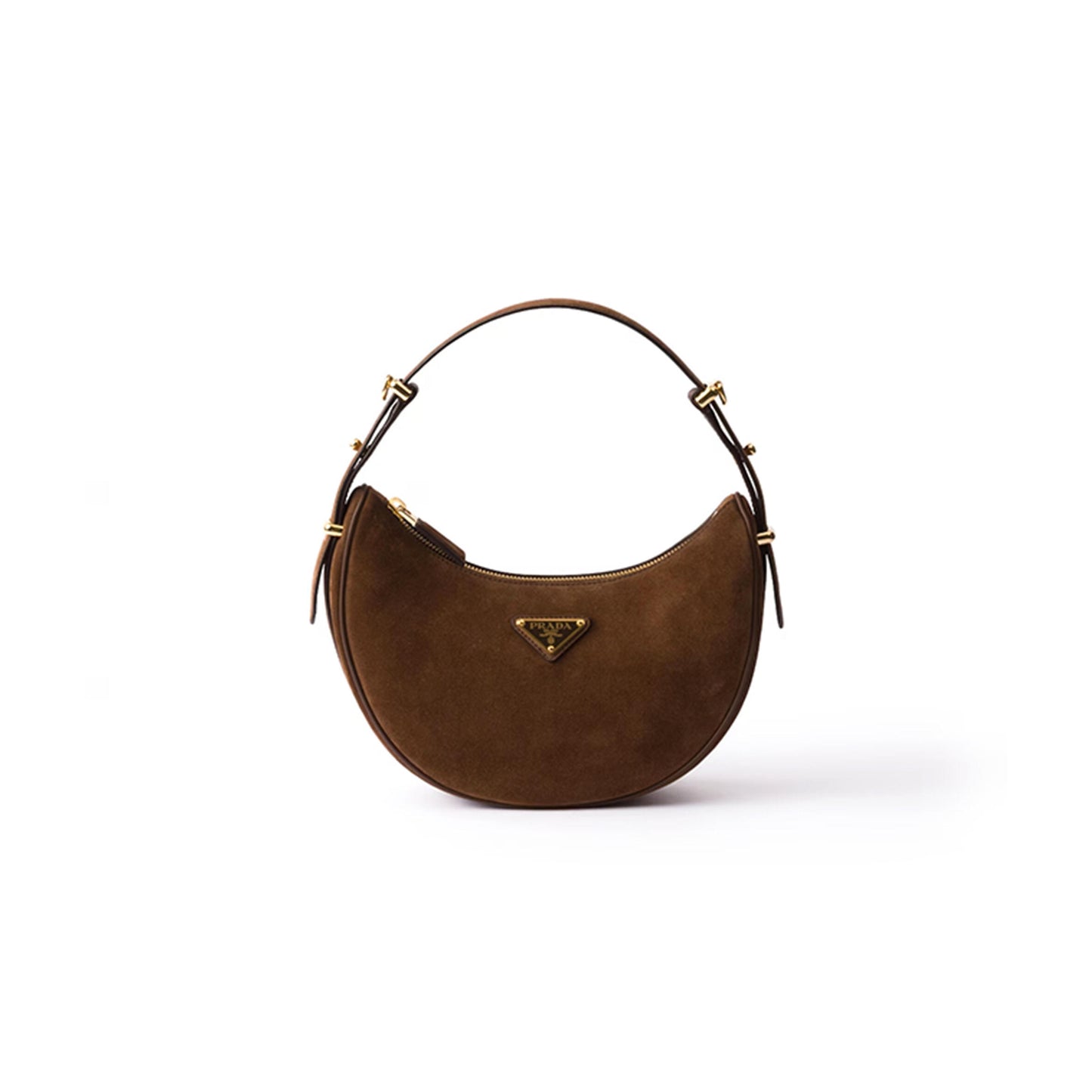 Pra*a arquÉ suede shoulder bag 1bc194 (22.5*18.5*6cm)