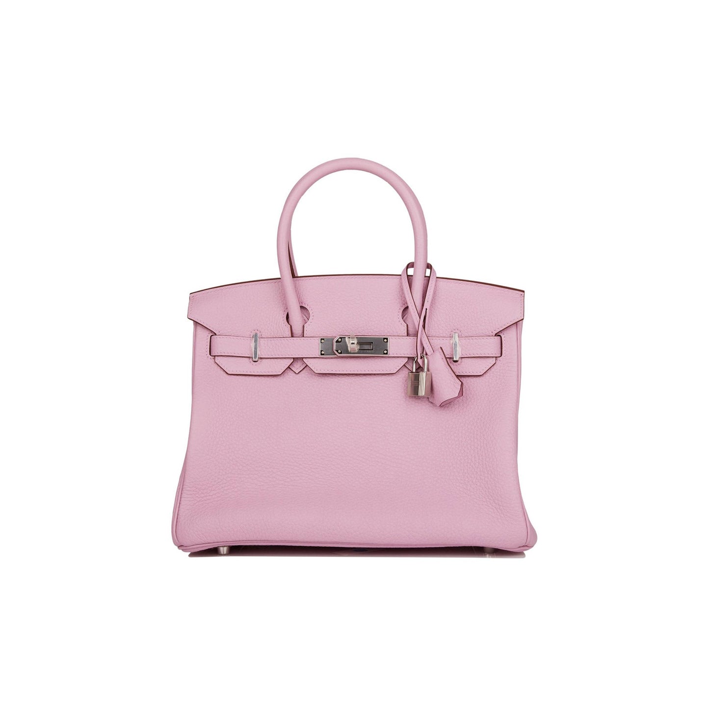 H**mes birkin 30 mauve sylvestre clemence palladium hardware (30cm)