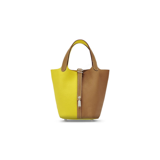 H**mes picotin lock 18 taurillon clemence h35960ckbc (18*18*13cm)