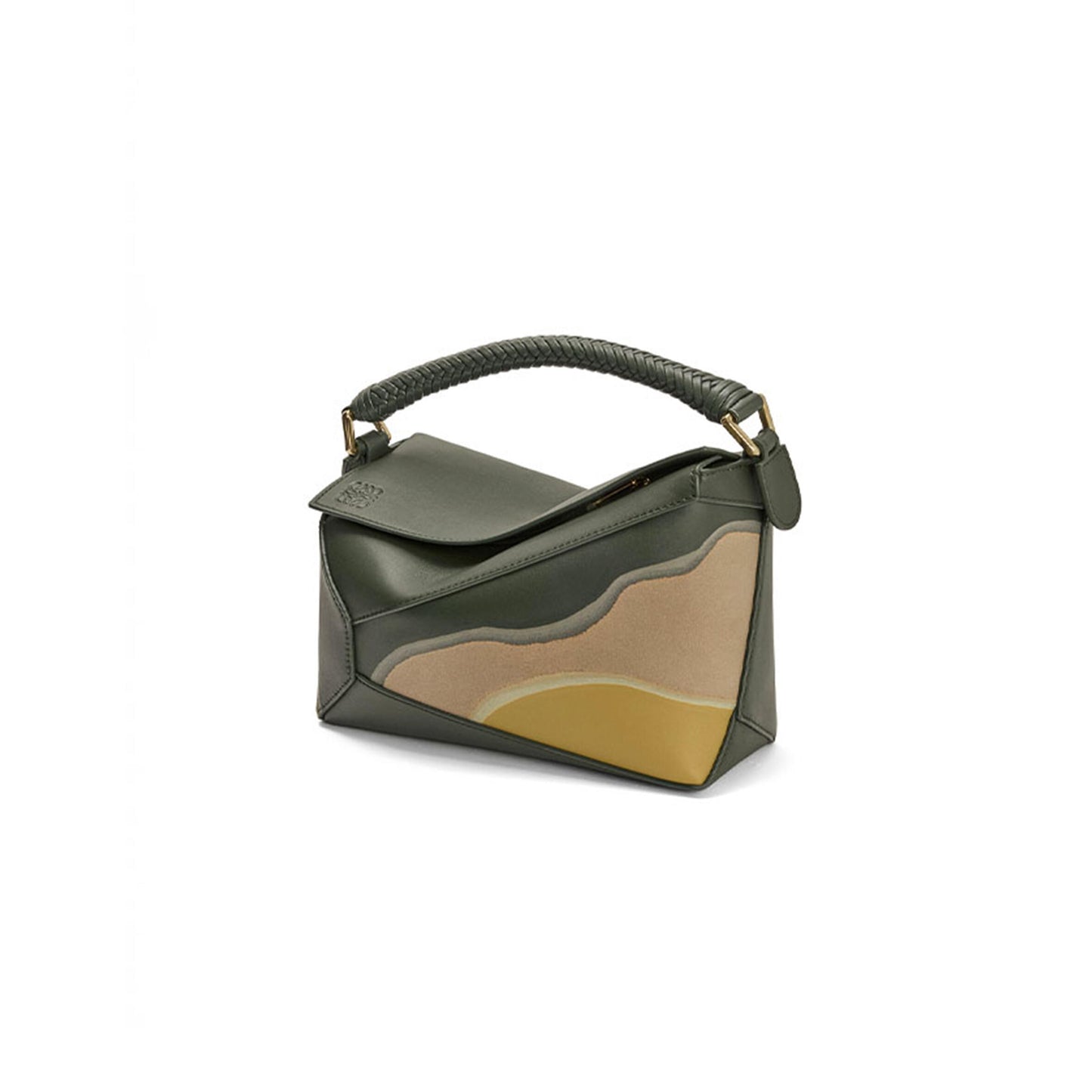 L0ew* small puzzle edge landscape bag in nappa calfskin a510p60xb0-5686 (24*16.5*10.5cm)