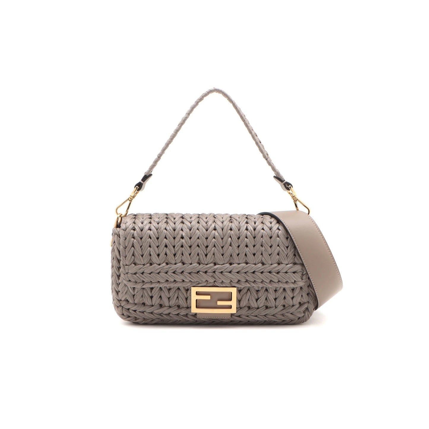 F**di baguette leather light blue (27*15*6cm)
