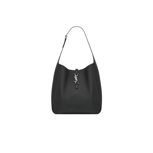 y*l le 5 À 7 S*pple large in grained leather 753837aacqg1000 (30*28*11cm)